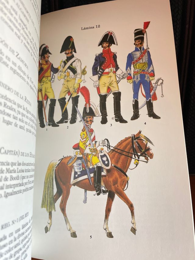 Uniformes españoles de la guerra de independencia
