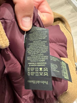 Parka paño Pedro del Hierro nueva