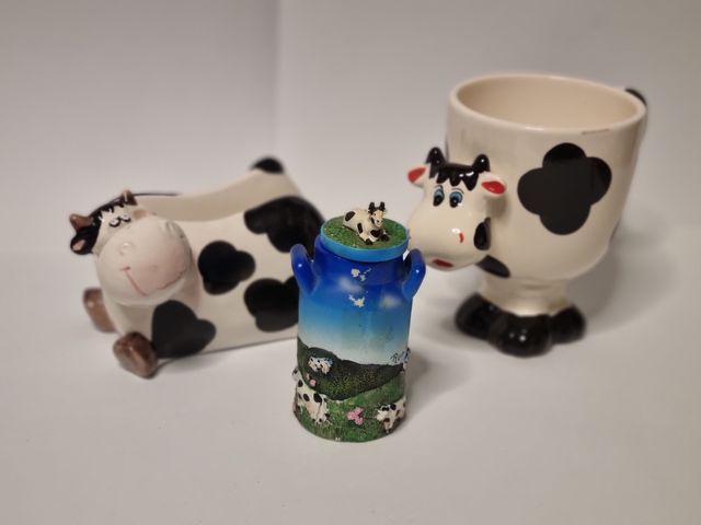 Lotto per mucche in ceramica