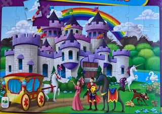 Puzzle de suelo princesas (tamaño jumbo)