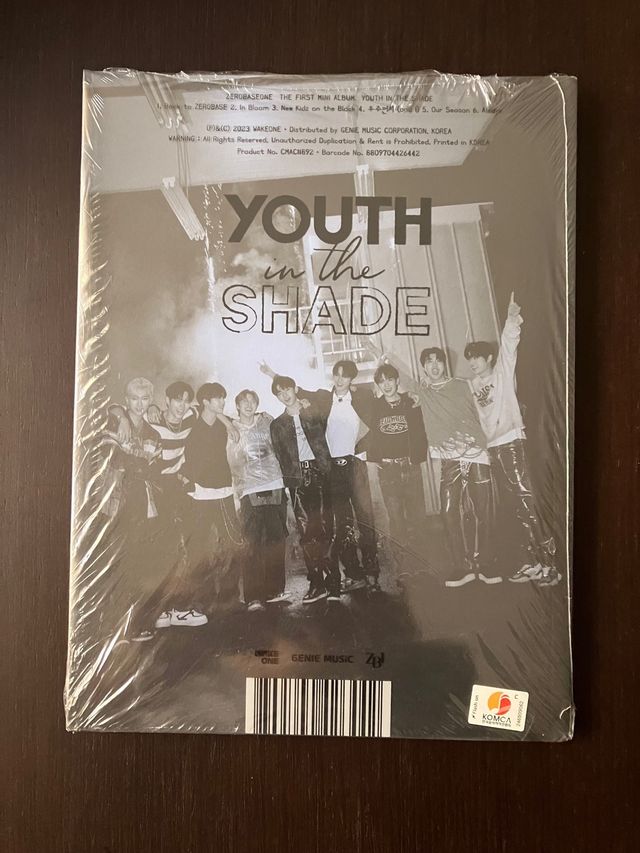 ZB1 Youth in the shade album CD kpop