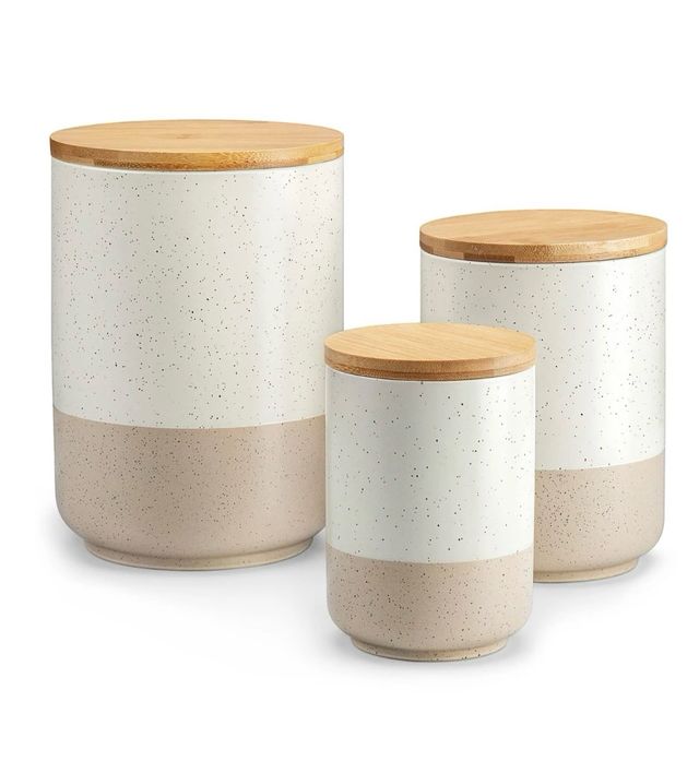 Juego de Recipientes de Cerámica con Tapa Hermétic
