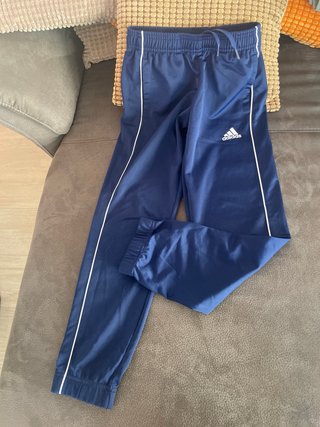Pantalon entrenamiento azul adidas niño