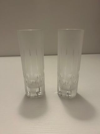 Bicchieri in vetro di Murano anni 60