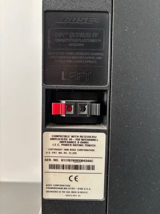 Pareja Altavoces BOSE 301 Series IV