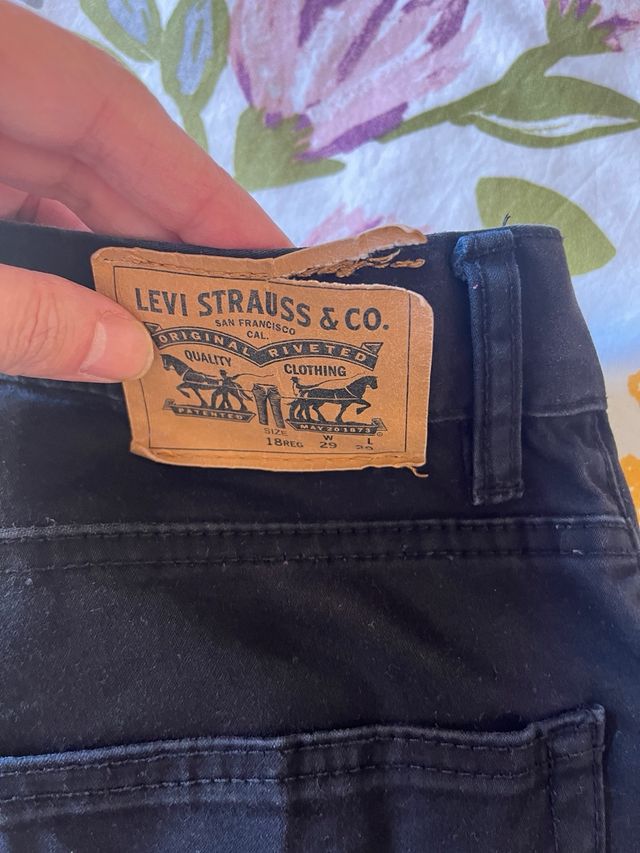 Vaquero Levi’s negro