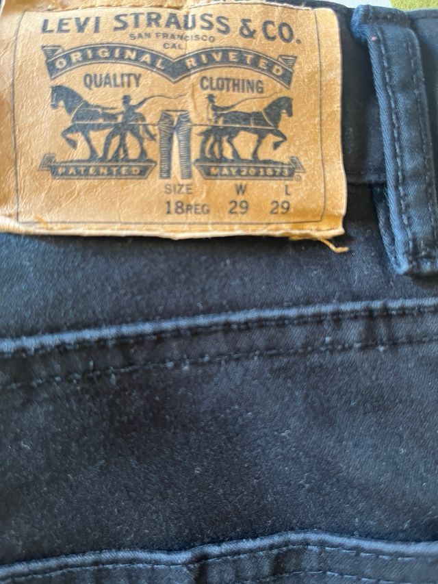 Vaquero Levi’s negro