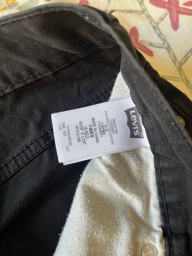 Vaquero Levi’s negro