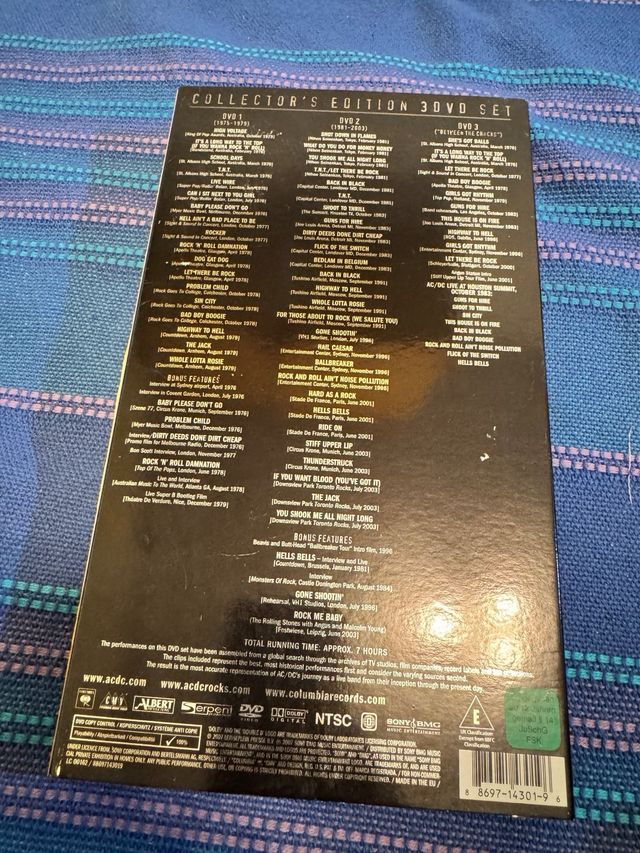 DVD ac/dc plug me in coleccion