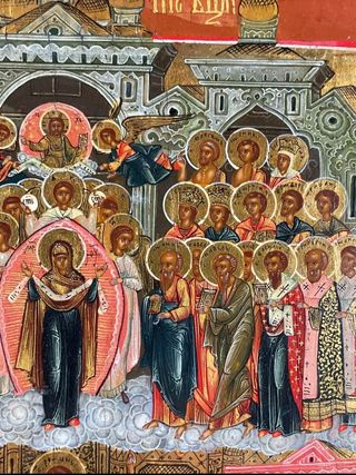 Icona russa del XIX secolo 