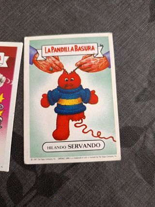 Cromos pandilla basura