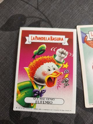 Cromos pandilla basura