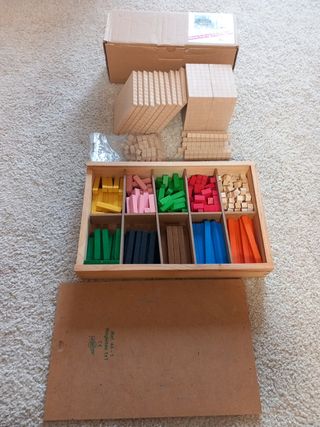Regletas Montessori matemáticas