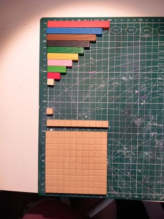 Regletas Montessori matemáticas