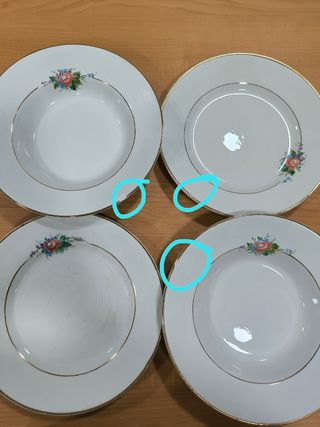 Vajilla I.T. China Opaca. Santander