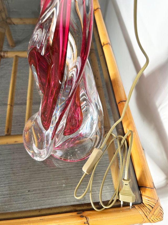 LÁMPARA DE MESA XXL, DE MURANO, AÑOS 60