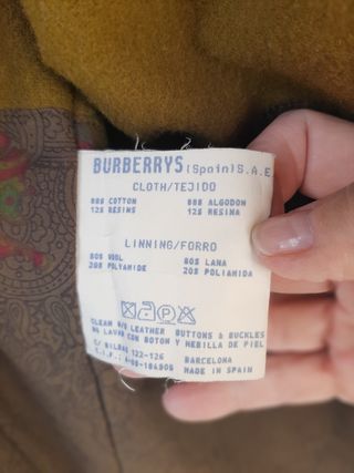 Chaqueta parka burberry