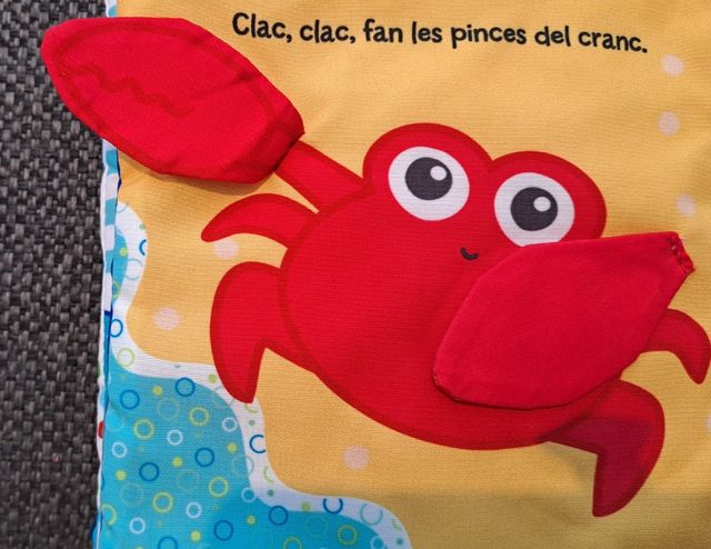 Libro de tela "mar endins", de Combel