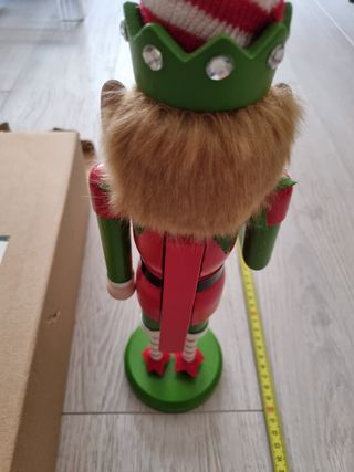 Figura Cascanueces Elfo Navidad