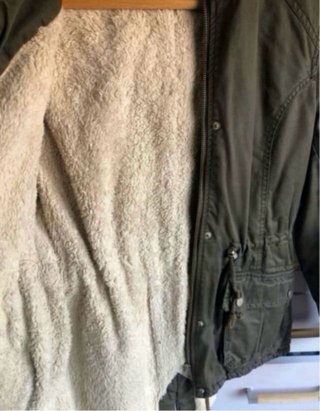 Parka verde militar, T/S