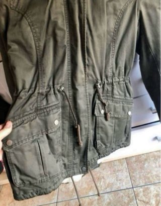Parka verde militar, T/S