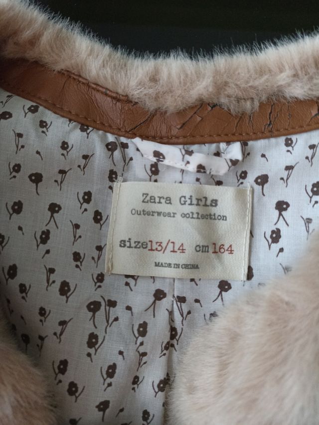 Chaleco Zara 13-14 años