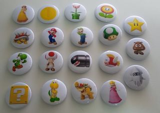 Super Mario Bros Nintendo chapas 
