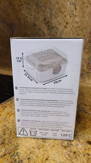 Esterilizador para horno y microondas