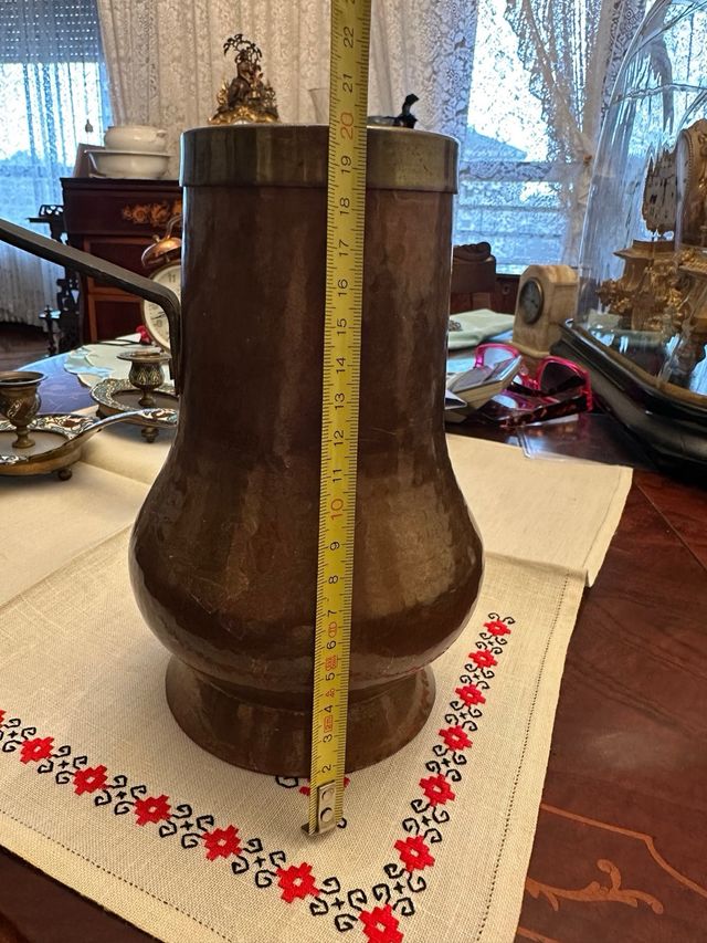 Chocolatera de cobre