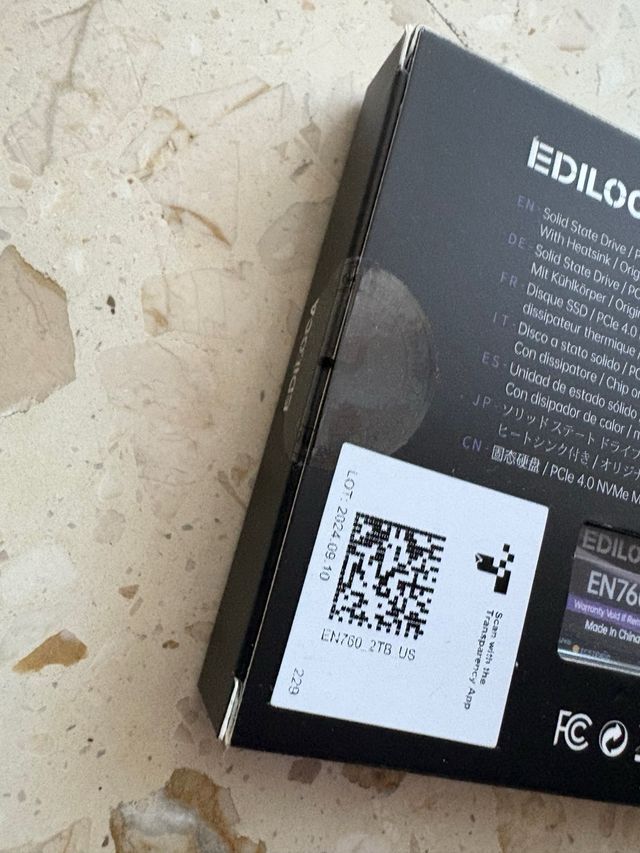 SSD PCIe 4.0 Ediloca EN760 2TB 4800MB/s