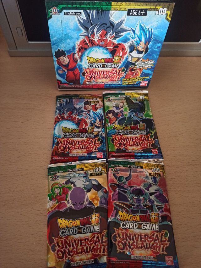 SOBRES BT09 DRAGON BALL + CAJA