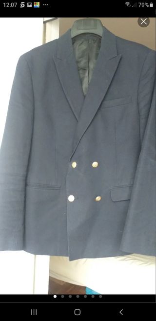 AMERICANA DE ASOS AZUL MARINO