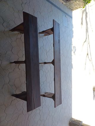 2 panche in legno 