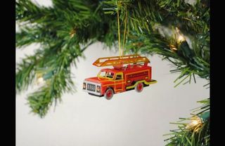 Juguete hojalata camión bomberos