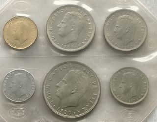 PACK 4 de 294 MONEDAS peseta (Franco, Juan C. I)