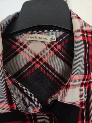 Camisa cuadros Bershka