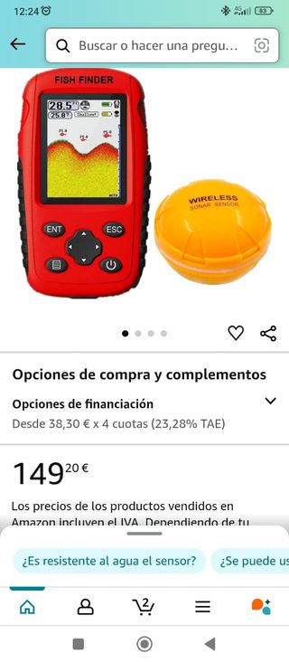 Buscador de peces , sonda