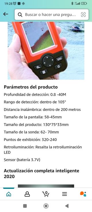 Buscador de peces , sonda