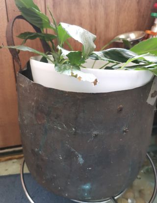 Pentola antica in rame