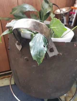 Pentola antica in rame