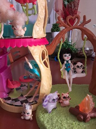 Juguetes casa del árbol enchantimals