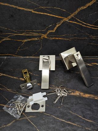 Cerradura de puerta Níquel Satinado