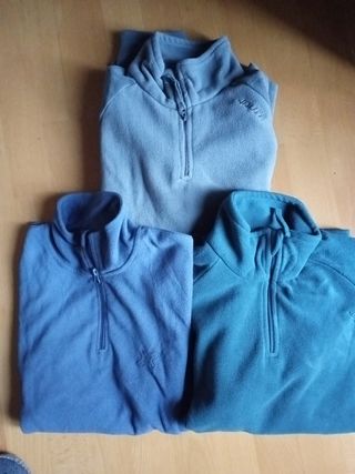 Ropa - 3x jerseys forro polar