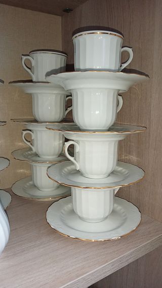 Juegos de café porcelana Santa Clara