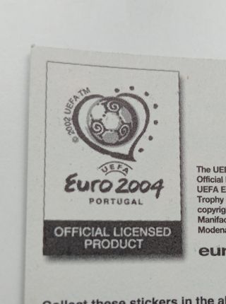 Cromos euro 2004 Portugal panini
