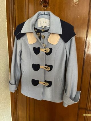 Chaqueton sin estrenar de lana con capucha