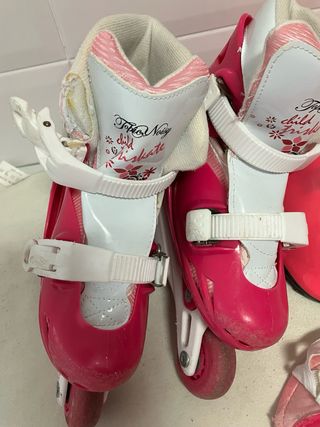 Set patines en linea con protecciones