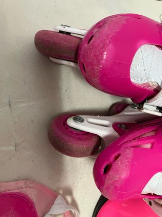 Set patines en linea con protecciones