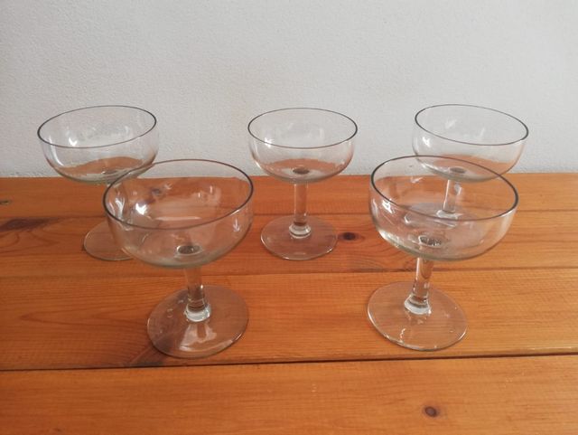 Vendo lote de 9 copas de Cava/Champagne Vintage