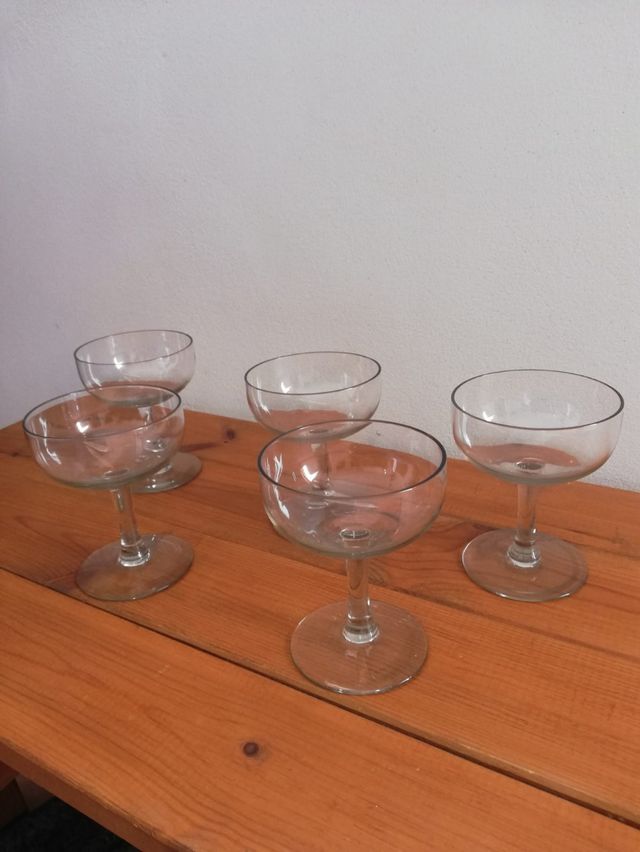 Vendo lote de 9 copas de Cava/Champagne Vintage